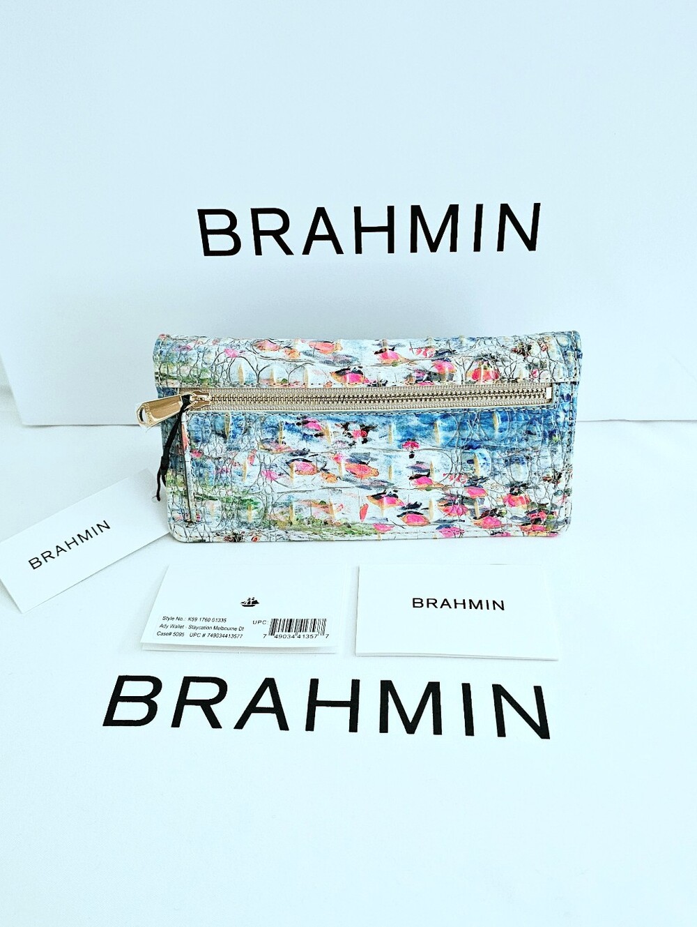 NWT Brahmin STAYCATION Ady Wallet - Picture 2 of 12